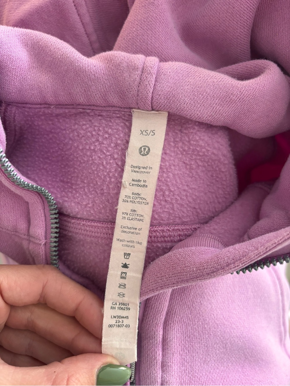 Lululemon Scuba Oversized Half-Zip Pullover - Velvet Dust - Picture 6 of 6